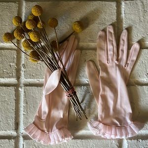 Vintage chiffon gloves